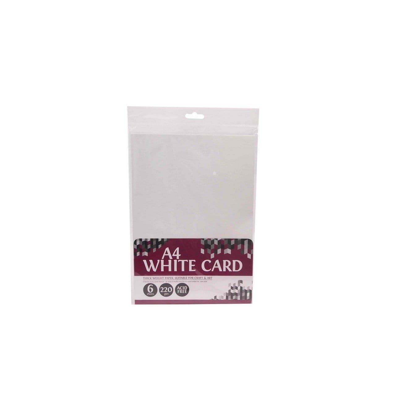 White Card A4 250Gsm 6Sheet - What Stores